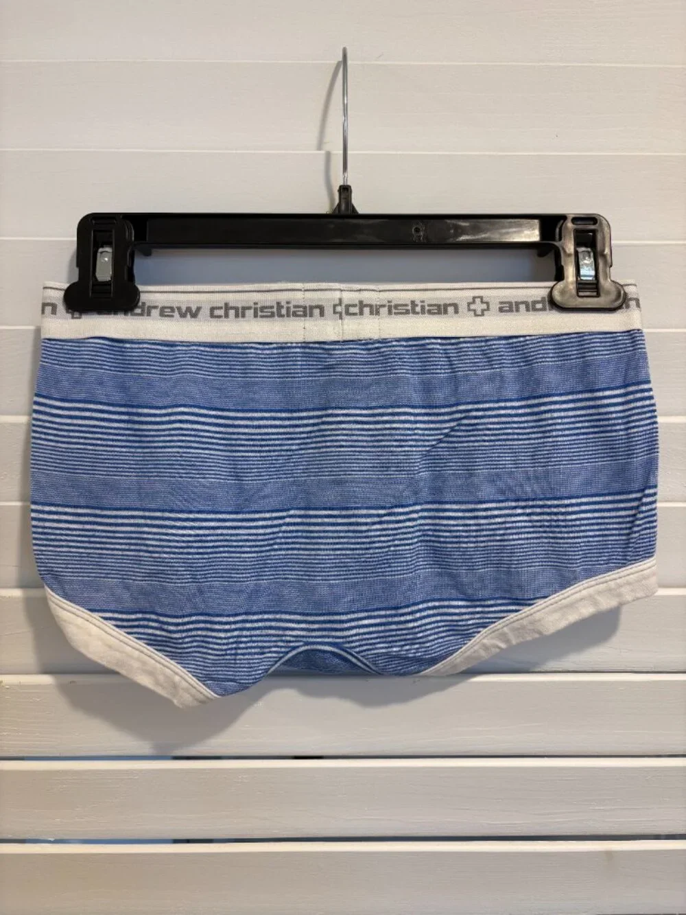 Andrew Christian Trunks - Blue/White
